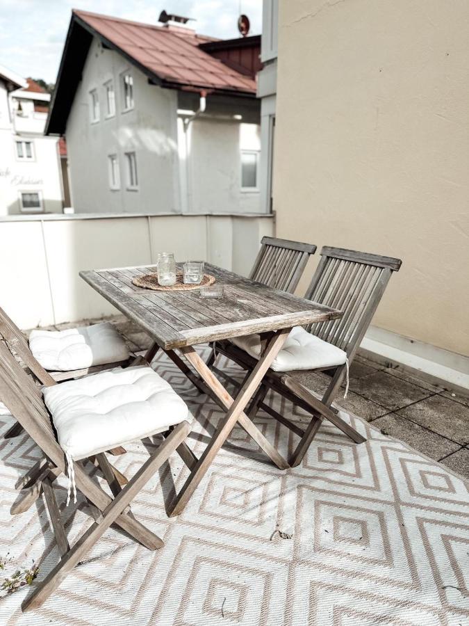 Zentrale Wohnung + Dachterrasse Sonthofen Eksteriør bilde